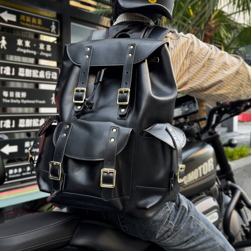 Luxury Bags For Men - Nuevas llegadas, mochila de cuero de