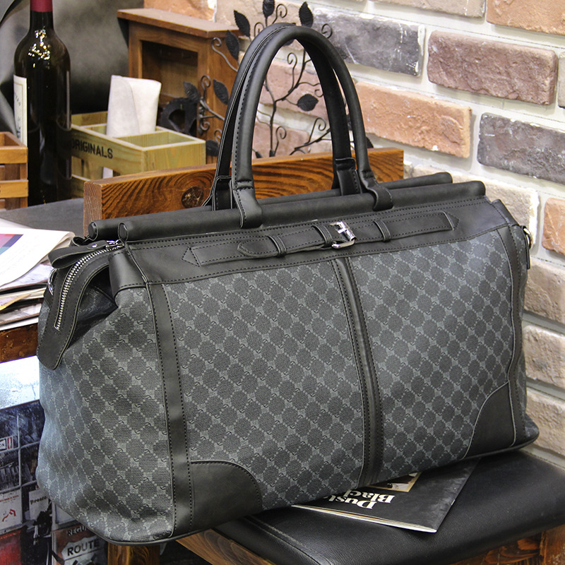 Luxury Bags For Men - Bolso de viaje a cuadros a