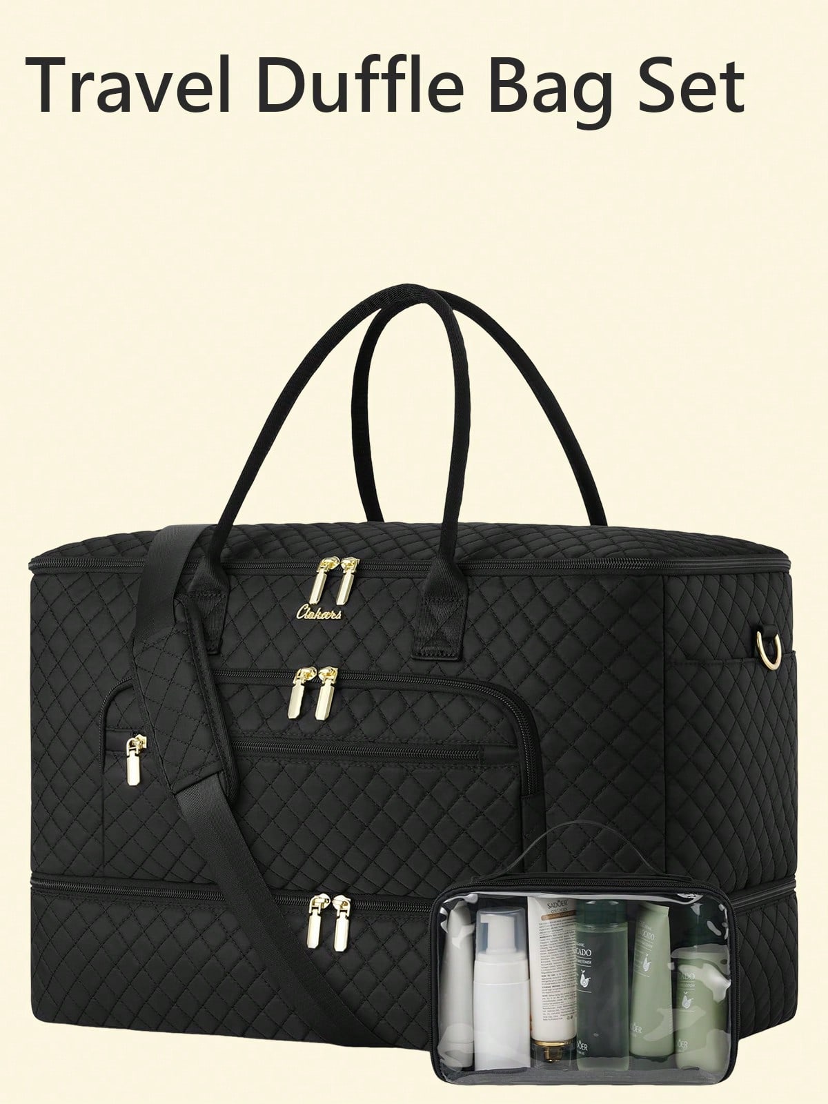 Weekender Bag Duffle - Juego de 2 Bolsas de Viaje