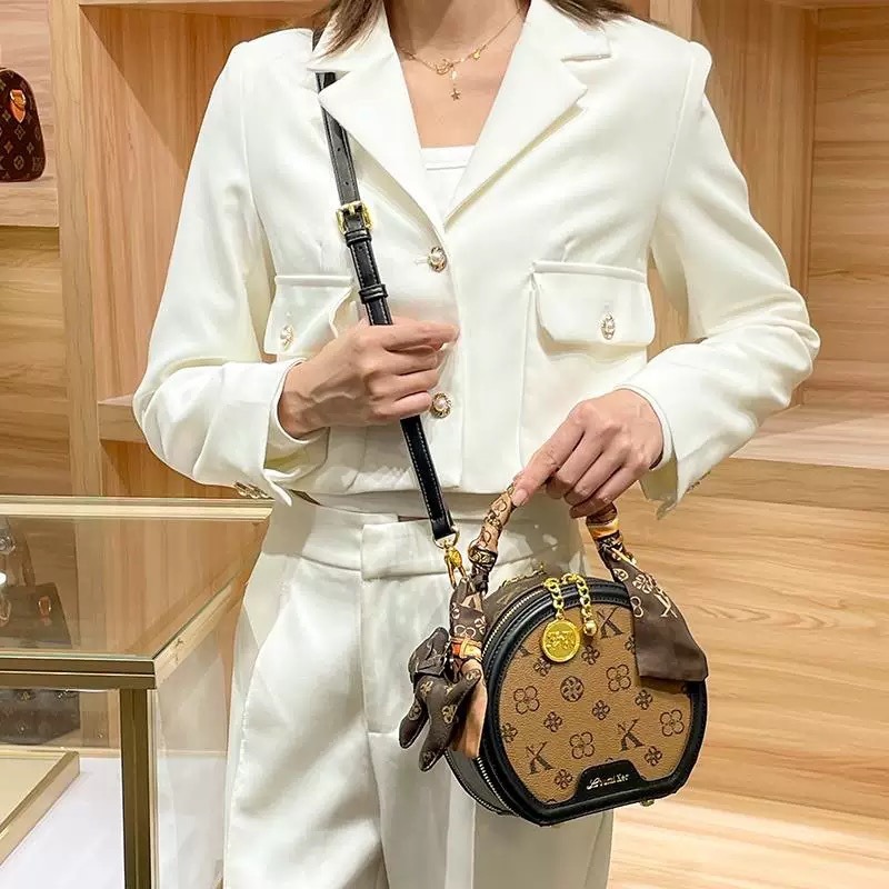 Luxury Bags Paris - Bolso de Hombro de Cuero de