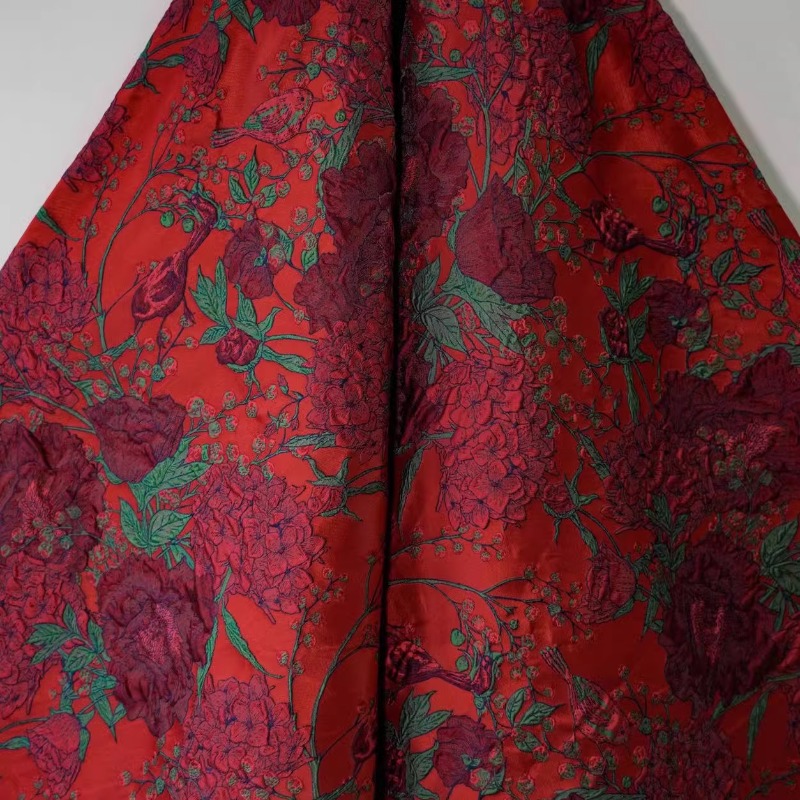 Luxury Bags From China - Rama de Urraca roja, Jacquard chino,