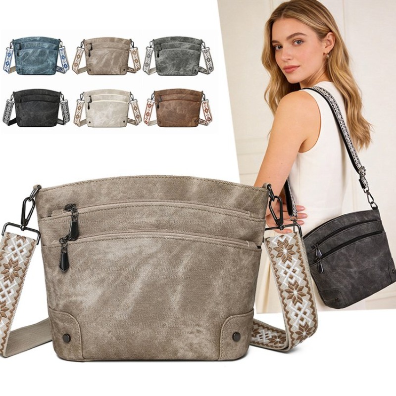 Luxury Bags Paris - Elegante Bolso de Pañales de Cuero