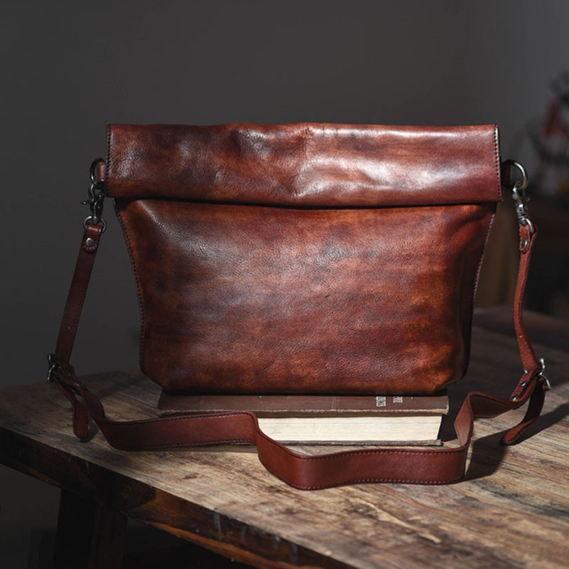 Luxury Bags For Men - Bolso de mensajero de cuero genuino