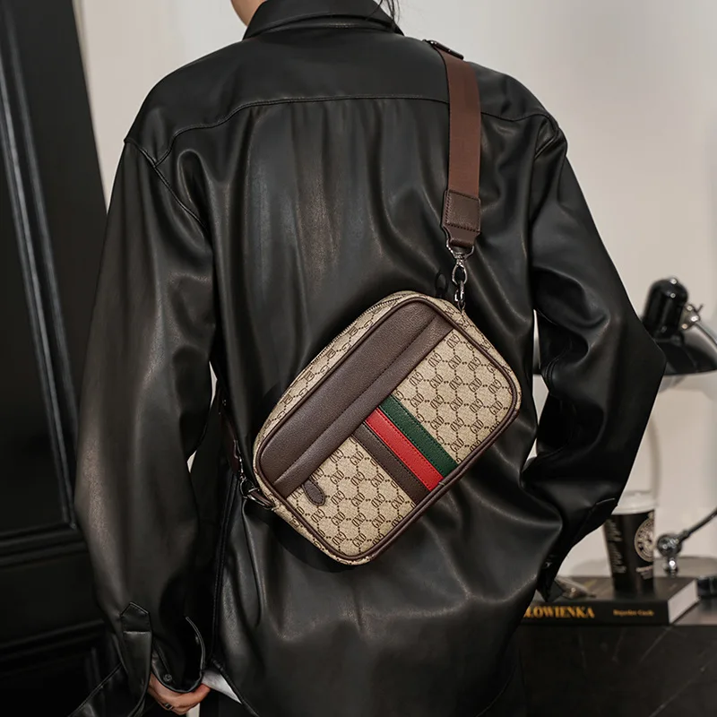 Luxury Bags Sling - Bolso cruzado de lujo para hombre,