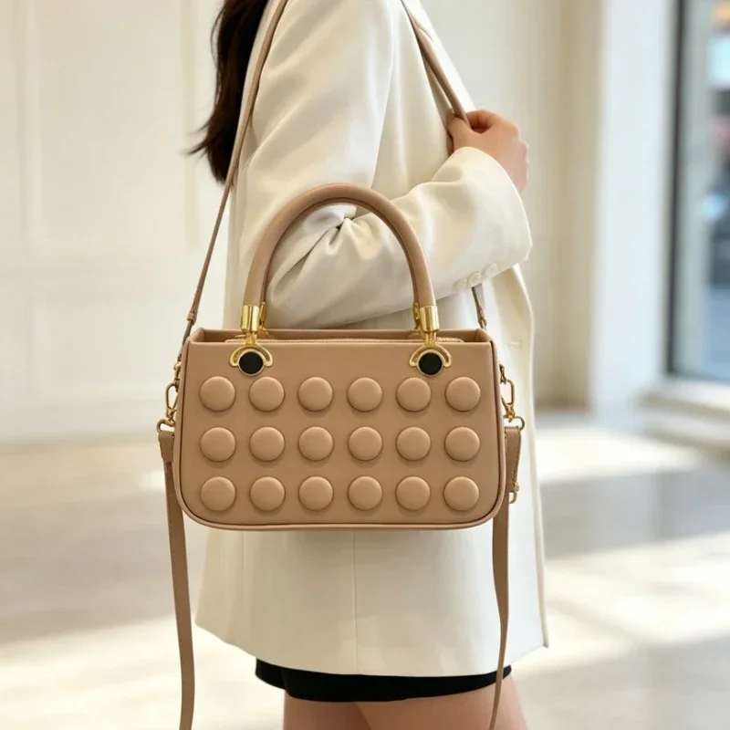 Luxury Bags From China - Elegante Bolso Bandolera de Cuero Genuino