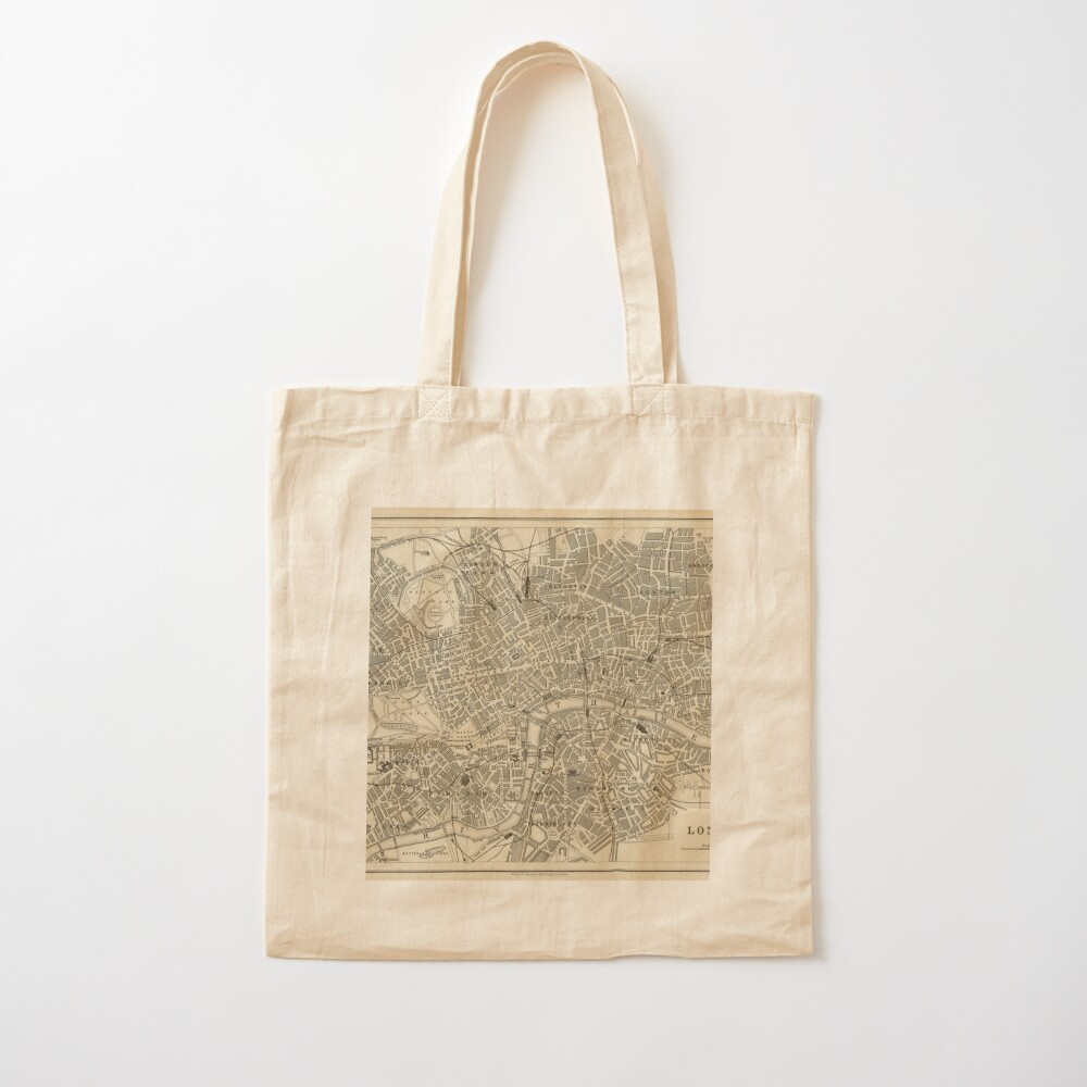 Mapa de Londres (siglo XIX) Bo - Luxury Bags London reseña y precio