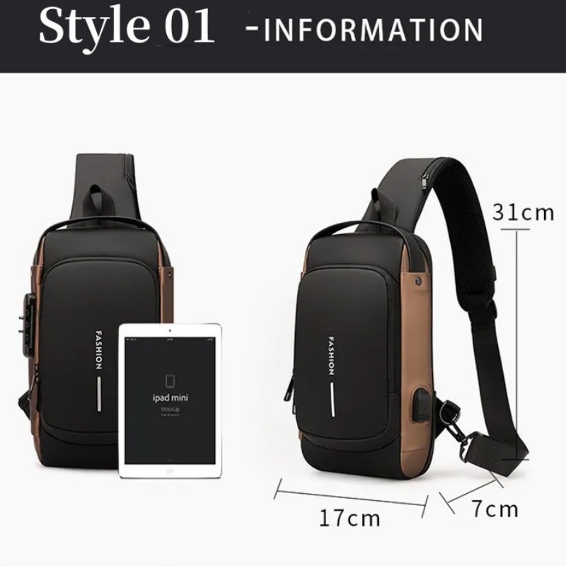 Nuevo bolso de pecho para homb - Luxury Bags Sling reseña y precio