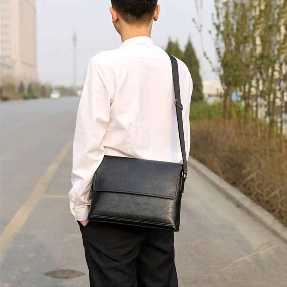 Bolso Bandolera de Cuero PU de - Luxury Bags For Men reseña y precio