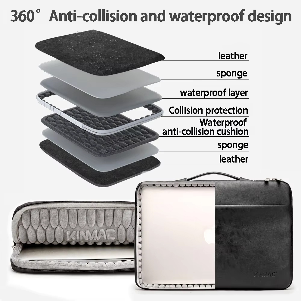 Funda para portátil Macbook Ai - Laptop Bag Leather 15 reseña y precio