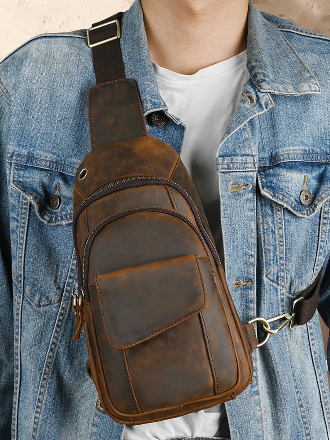 Bolso de pecho multifunción de - Luxury Bags For Men reseña y precio