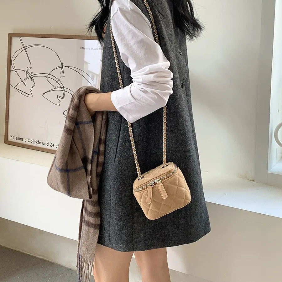 Mini bolso de hombro de gamuza - Luxury Bags Sling reseña y precio