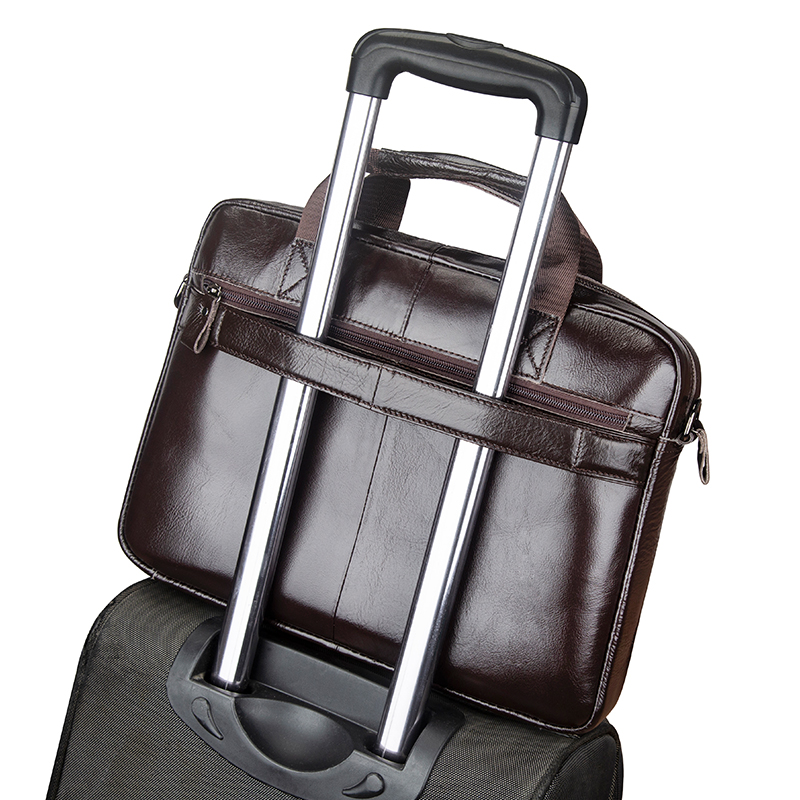 Maletín de Cuero Genuino para  - Laptop Bag Leather 15 reseña y precio