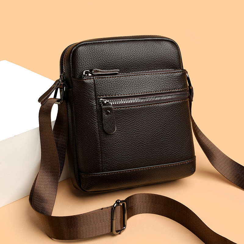 Bolso cruzado de cuero genuino - Luxury Bags Sling reseña y precio