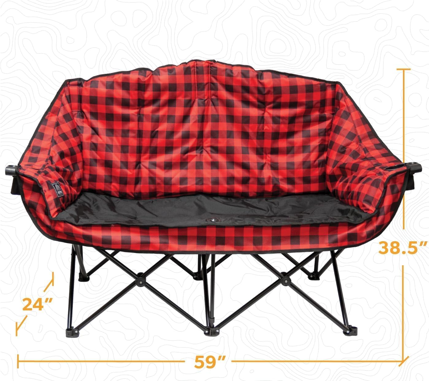 Silla Doble de Camping con Bol - Luxury Bags Youtube reseña y precio