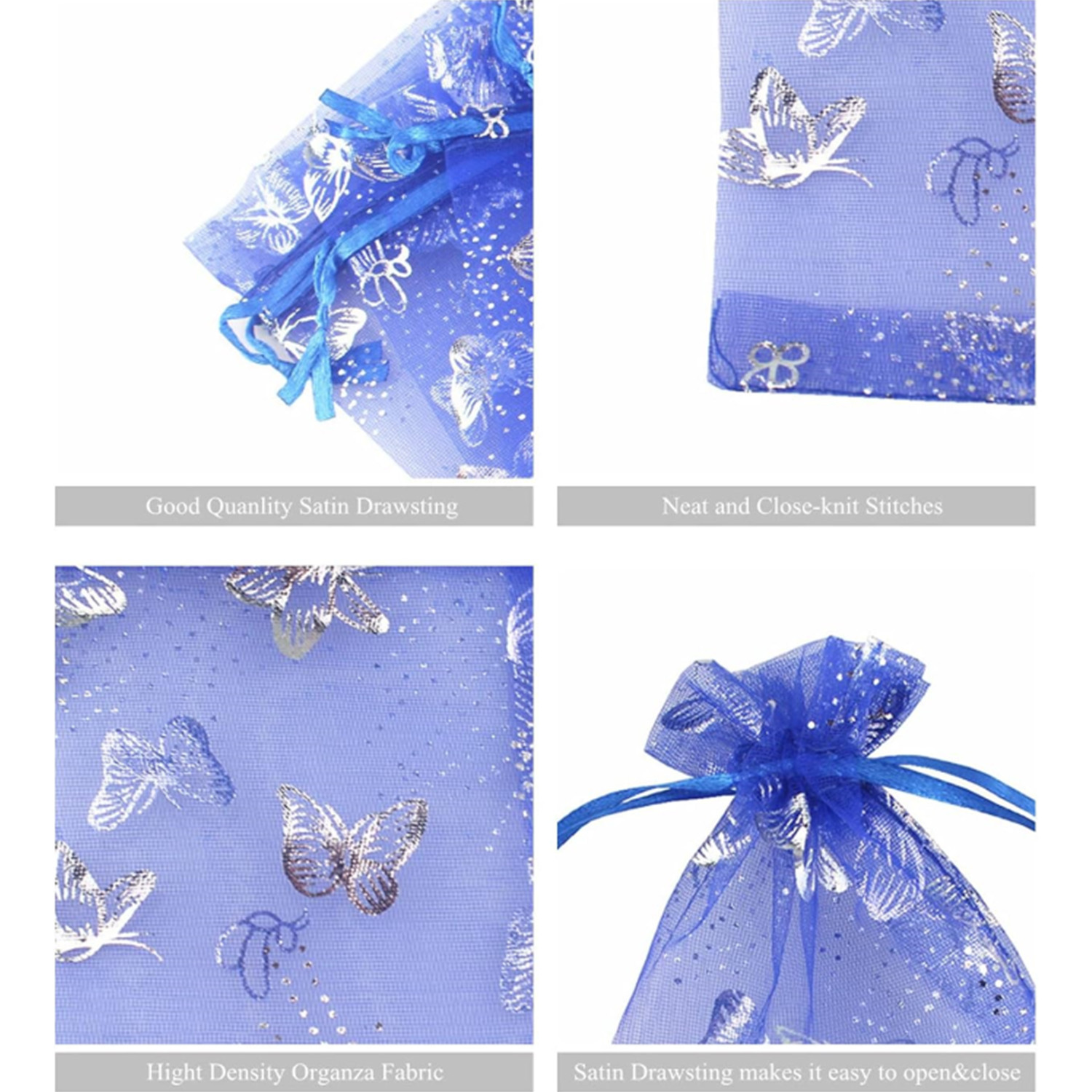 100 Uds. Bolsas de Organza con - Luxury Bags From China reseña y precio