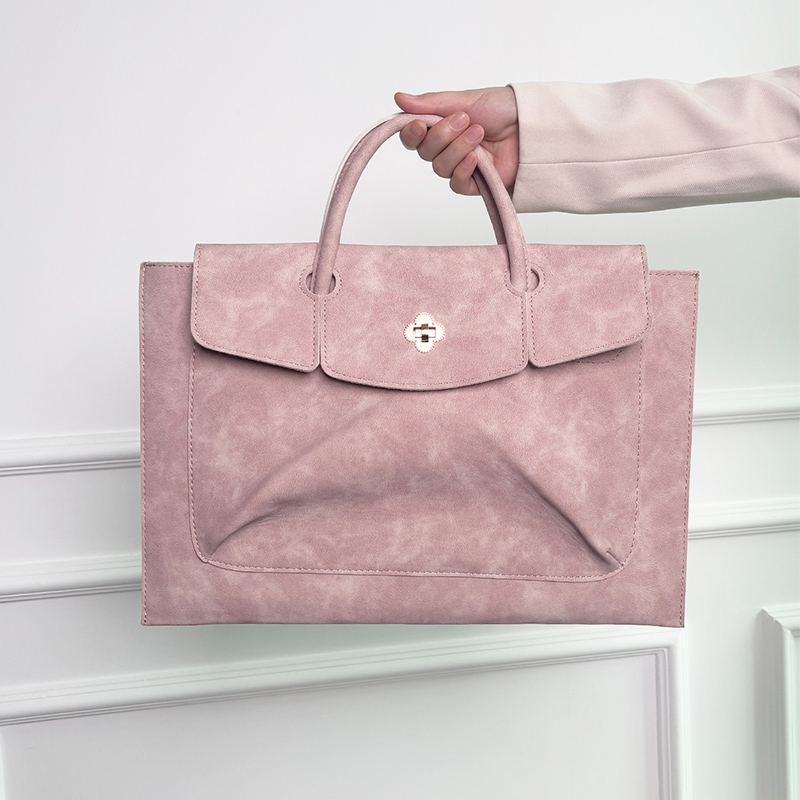 Elegante Bolso Tote de Piel Si - Laptop Bag Leather 15 reseña y precio