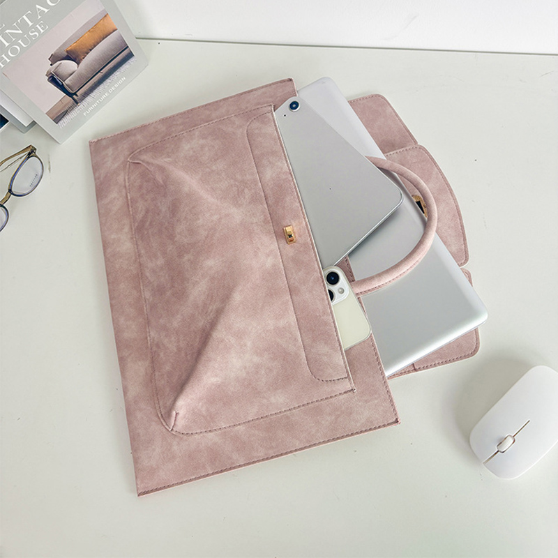Elegante Bolso Tote de Piel Si - Laptop Bag Leather 15 reseña y precio