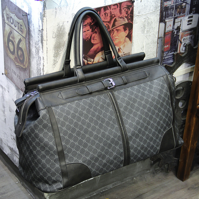 Bolso de viaje a cuadros a la  - Luxury Bags For Men reseña y precio