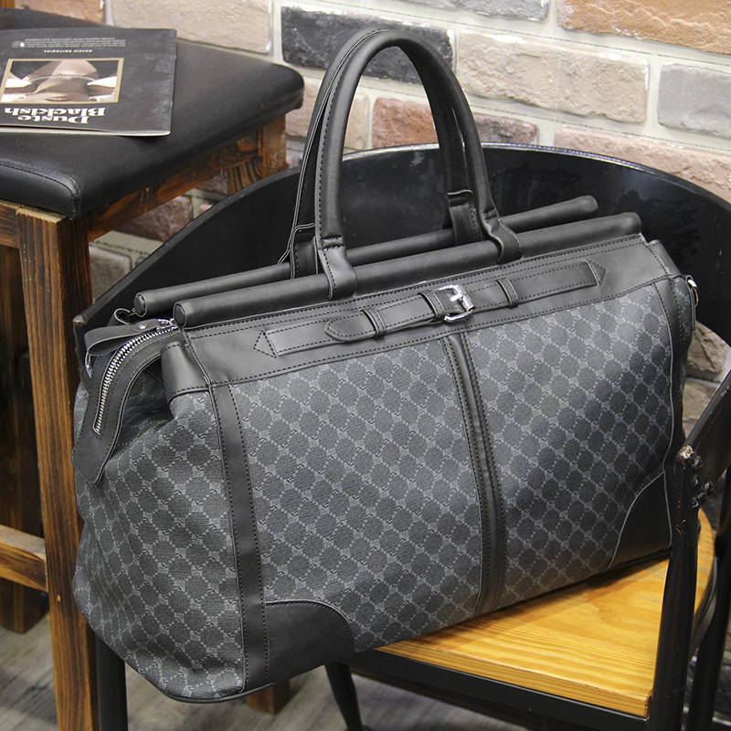 Bolso de viaje a cuadros a la  - Luxury Bags For Men reseña y precio