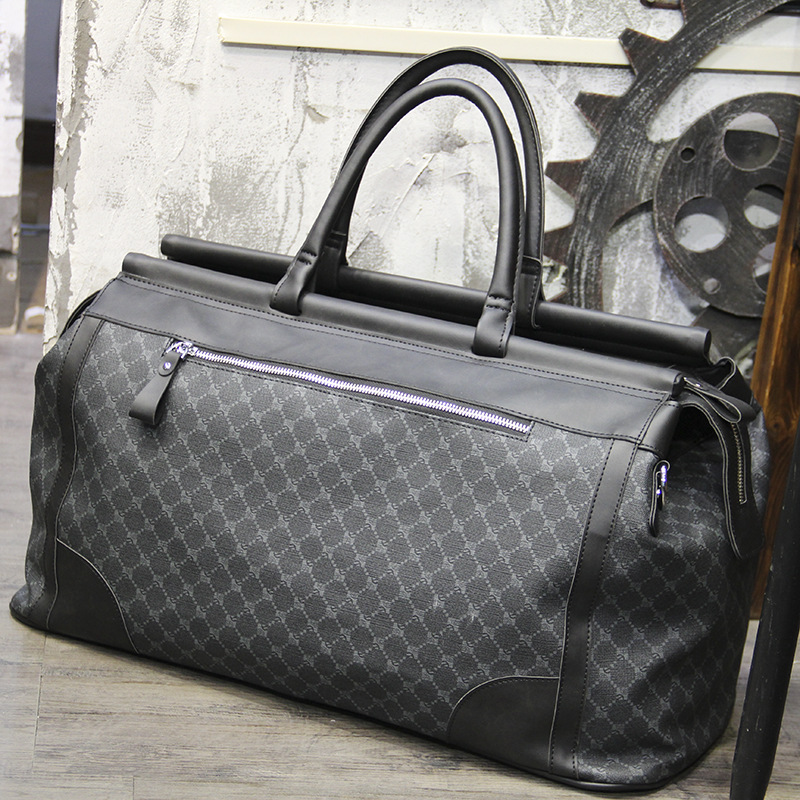 Bolso de viaje a cuadros a la  - Luxury Bags For Men reseña y precio