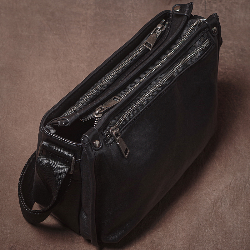 GURO, bandolera de piel autént - Luxury Bags For Men reseña y precio