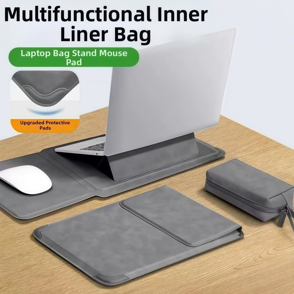 Soporte para portátil 3 en 1,  - Laptop Bag Leather 15 reseña y precio