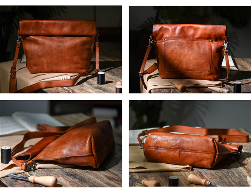 Bolso de mensajero de cuero ge - Luxury Bags For Men reseña y precio