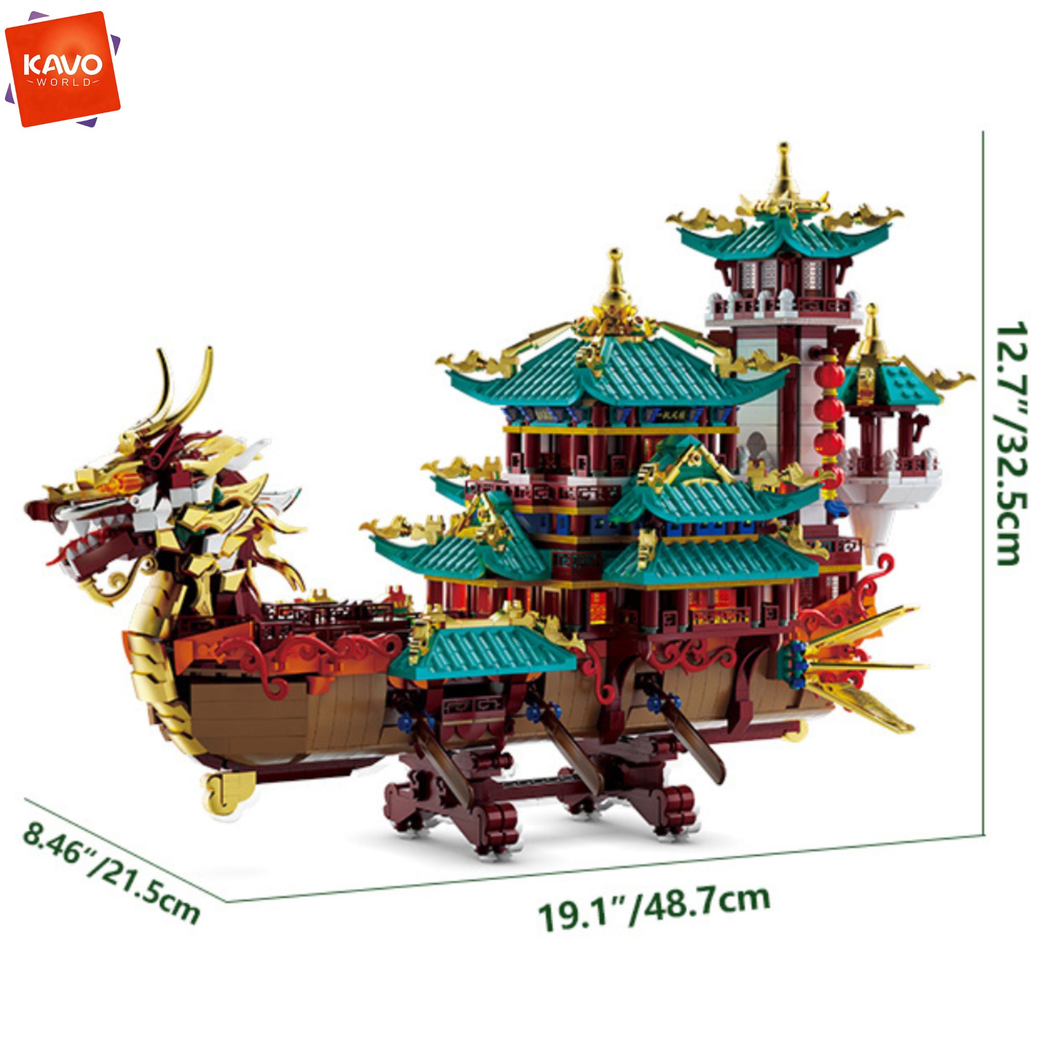 KAVOWORLD 2453 piezas Bloques  - Luxury Bags From China reseña y precio