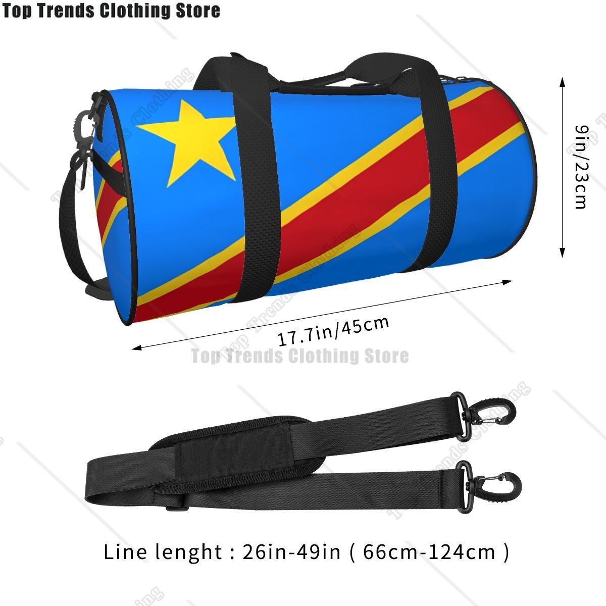 Bolsas deportivas con bandera  - Weekender Bag Duffle reseña y precio