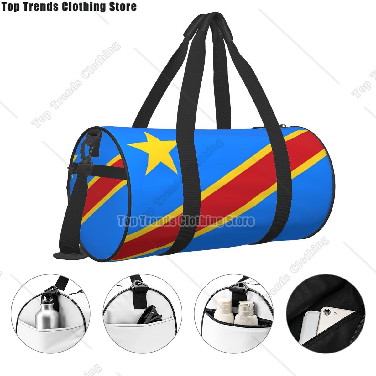 Bolsas deportivas con bandera  - Weekender Bag Duffle reseña y precio
